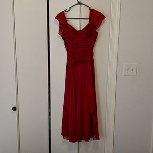 Party red dress